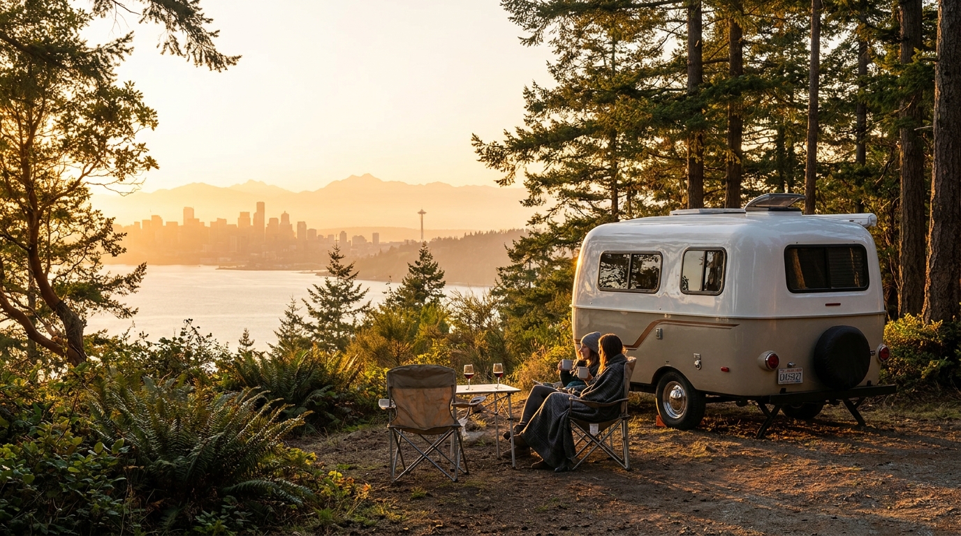 Map for Romantic RV Itinerary in Seattle - Couples Routes 2026